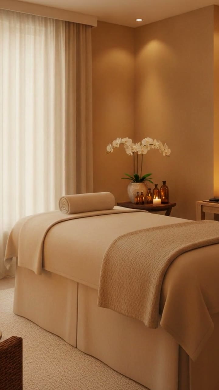 Spa treatment still from BrightReelsMedia video